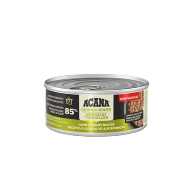 Acana Chunks in Broth Lamb & Kidney Recipe Cat Can