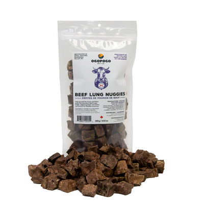 Ogopogo Beef Lung Nuggies Dog Treats