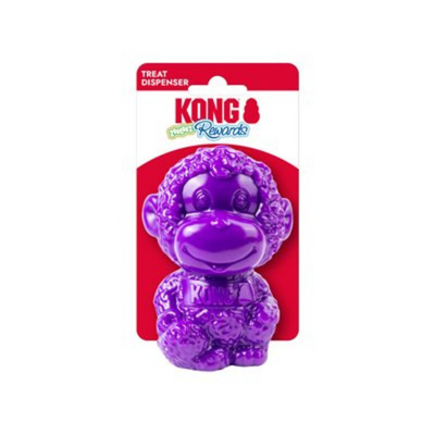 KONG Rewards Zoolooz Monkey Treat Dispensing Medium Dog Toy
