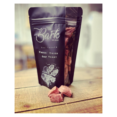 The Bark Freeze Dried Beef Heart Dog Treats