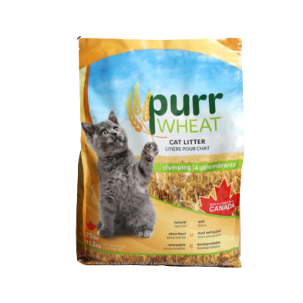 The Straw Boss Purr Wheat Premium Clumping Cat Litter