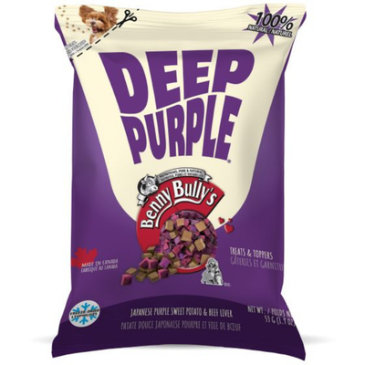 Benny Bullys Deep Purple Beef Liver And Japanese Purple Sweet Potato Dog Treats