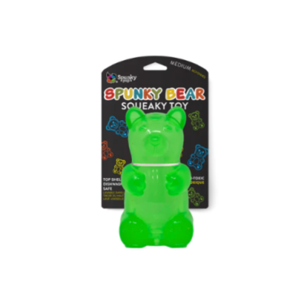 Spunky Pup Gummy Bears Squeaky Toy Assorted Colors Medium Dog Toy