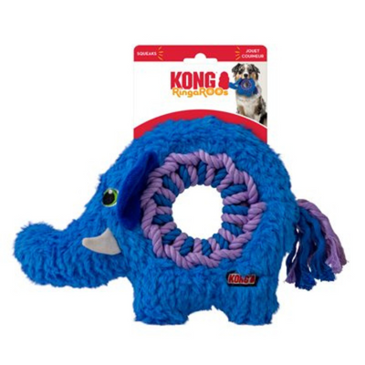 KONG Ringaroos Elephant Medium Dog Toy