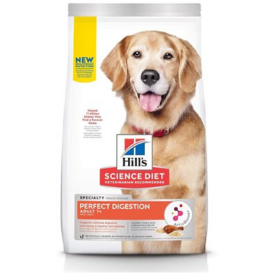 Hill's Science Diet Perfect Digestion Adult 7+ Chicken Brown Rice & Whole Oats Dog Food