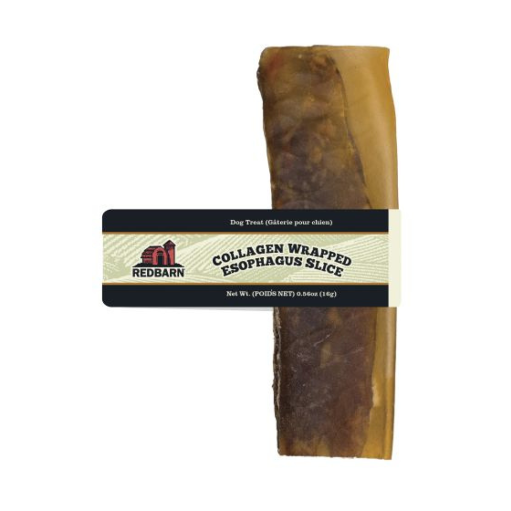 Redbarn Collagen Wrapped Esophagus Slice Dog Treat