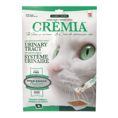 Oven-Baked Tradition Crèmia Lickable  Grain-Free Urinary Tract Chicken Cat Treats (12 Tubes)