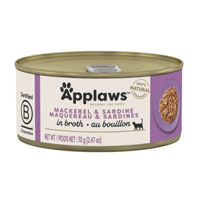 Applaws Mackerel & Sardine in Broth Wet Cat Food