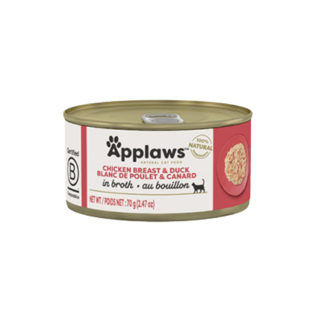 Applaws Chicken Breast & Duck in Broth Wet Cat Food