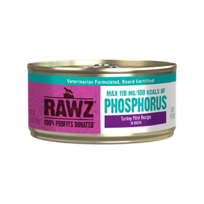 RAWZ Phosphorus Turkey Pâté Recipe in Broth Wet Cat Food