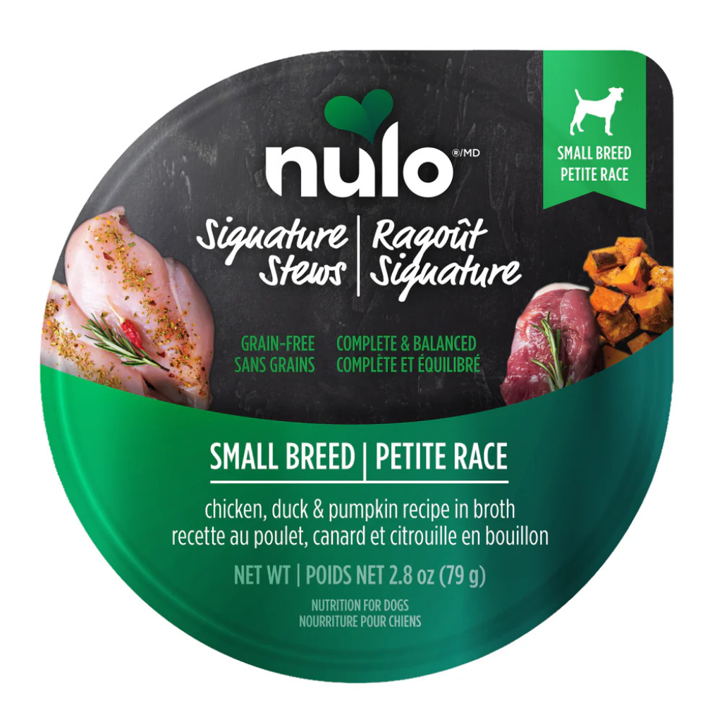Nulo Signature Stew Chicken, Duck & Pumpkin In Broth For Small Breed Dogs Wet Food
