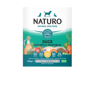 Naturo Adult Duck Rice and Vegetables Wet Dog Food