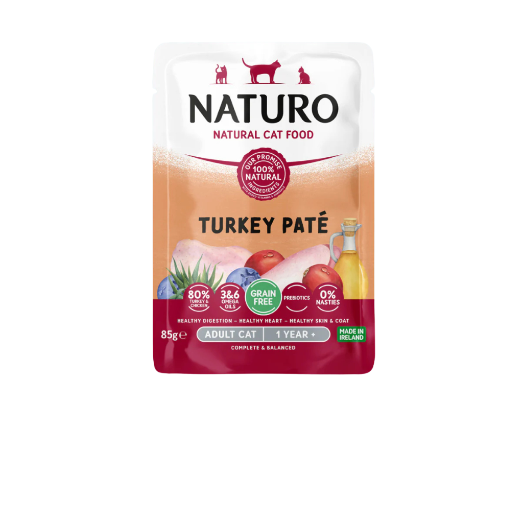Naturo Grain Free Turkey Pate Cat Pouch
