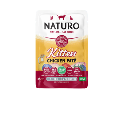Naturo Kitten Grain Free Chicken Pate Cat Pouch