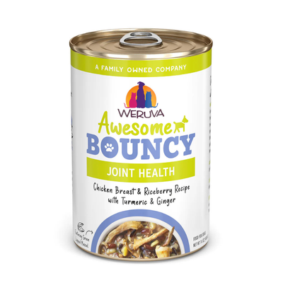 Weruva Awesome Bouncy Chicken Breast & Riceberry Recipe with Turmeric & Ginger Dog Can