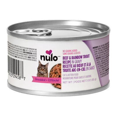 Shredded Beef & Rainbow Trout In Gravy Recipe Cat Can