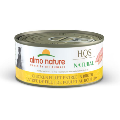 Almo Nature HQS Natural Entrée Dog Food - Chicken Fillet In Broth
