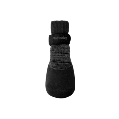 foufouBRANDS foufou dog Rubber Dipped Socks - Charcoal