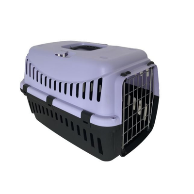 Bergamo Gipsy Eco Large Metal Door Pet Carrier Lilac Carrier