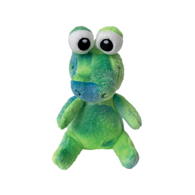 foufouBRANDS fouFIT ColorPop Plushies Gator Small Dog Toy