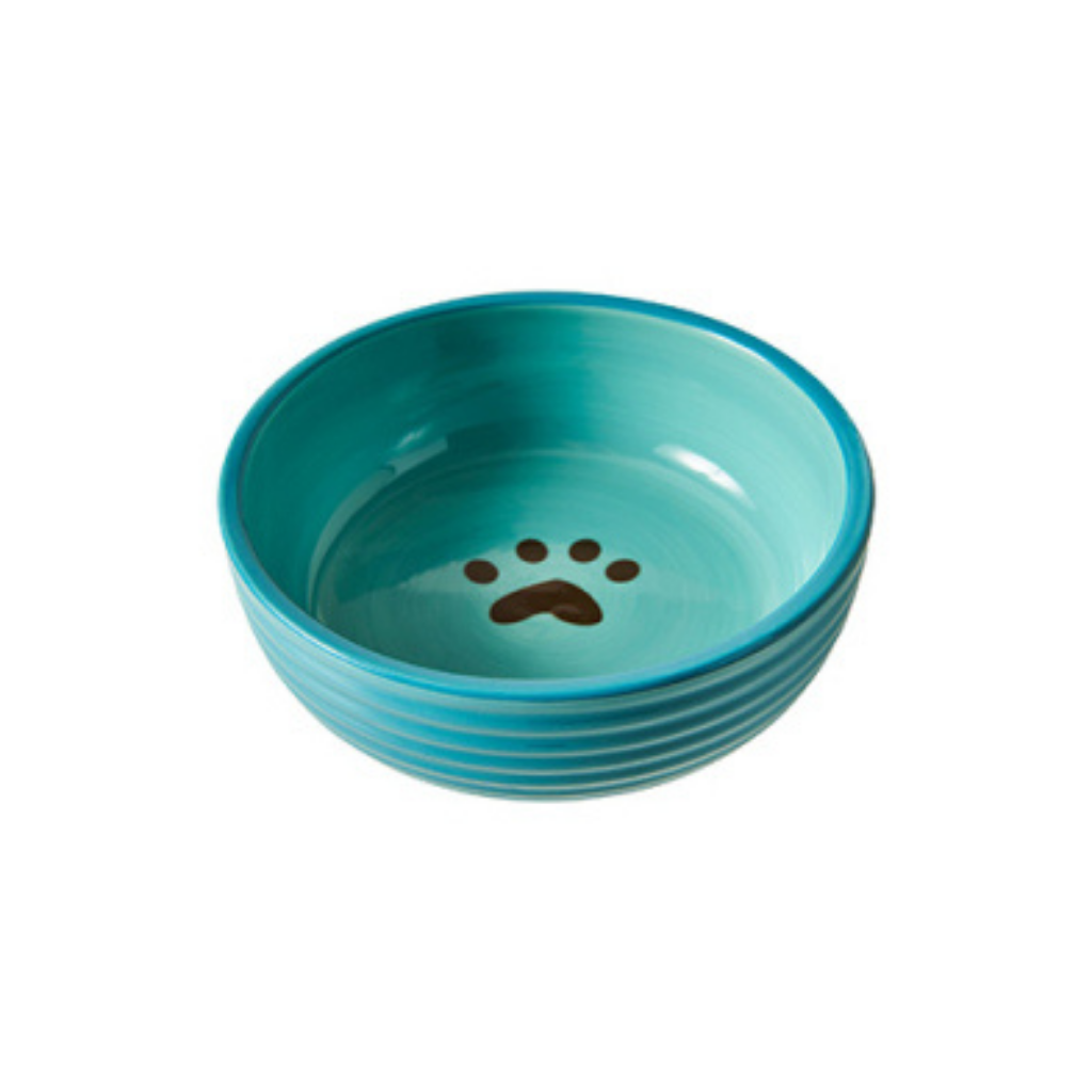 SPOT Elegance Dog Dish Aqua 7"