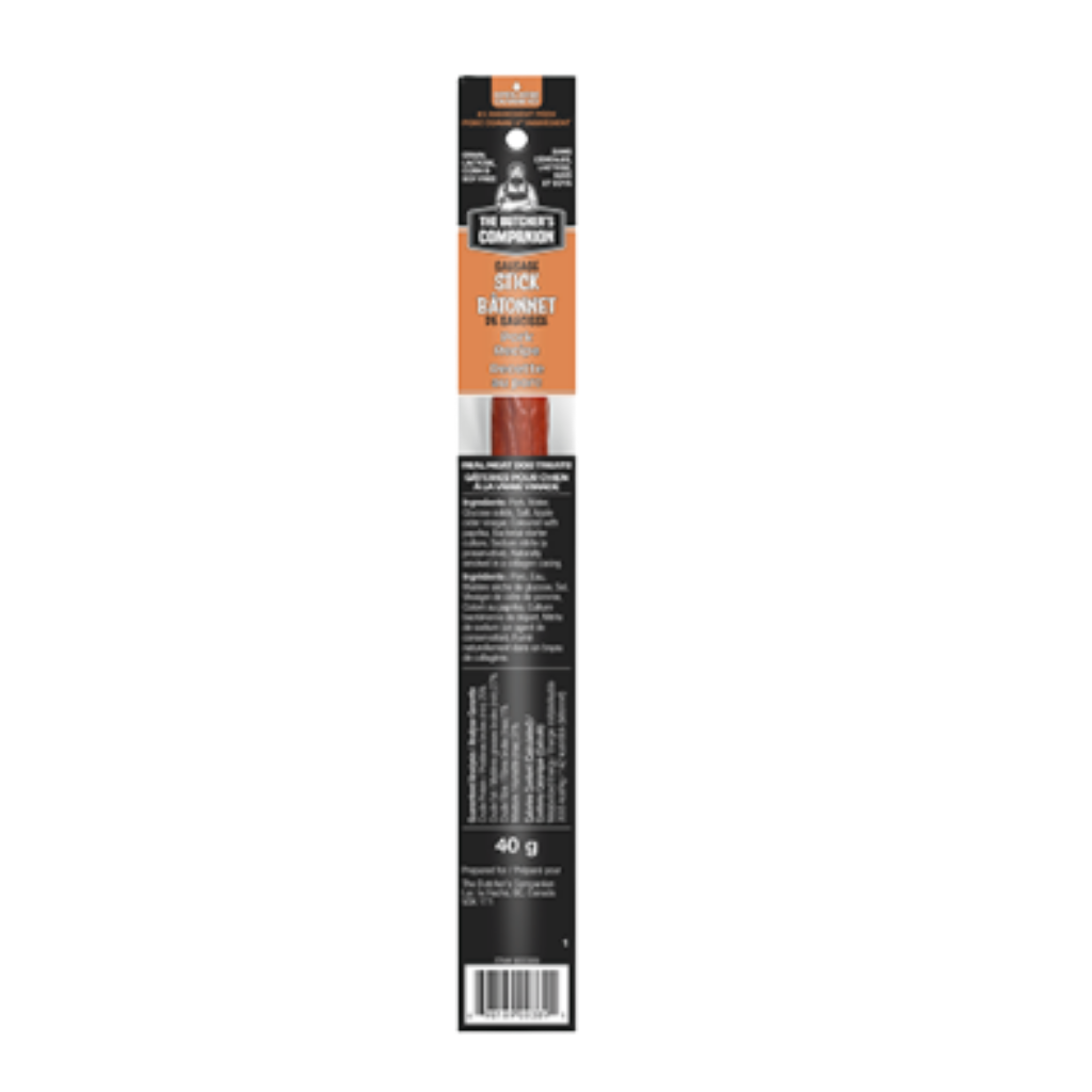 The Butcher's Companion Sausage Sticks Pork Recipe Dog Treat