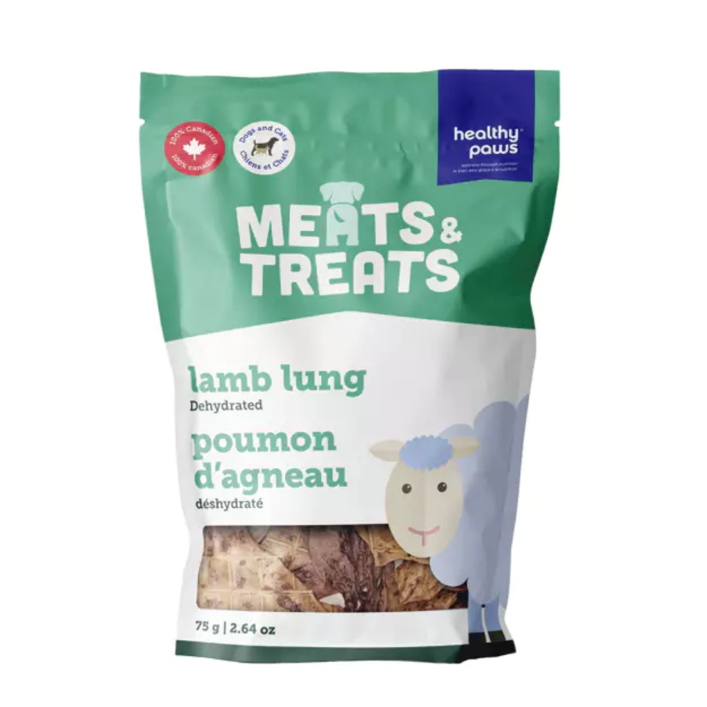 Healthy Paws Meats & Treats - Dehydrated Lamb Lung