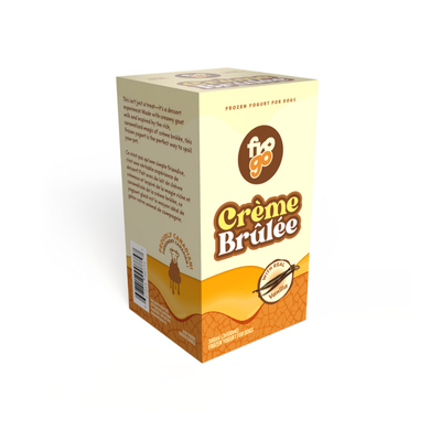 Big Country Raw Frozen Goat Treat - Creme Brulee