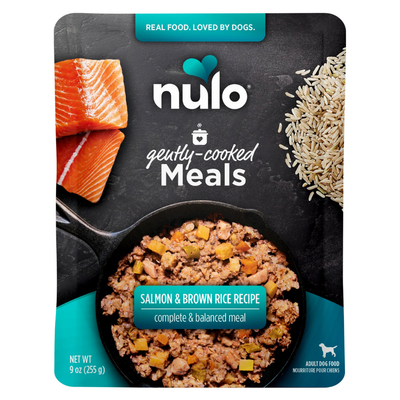 Nulo Gently-Cooked Meals - Salmon and Brown Rice for Dogs