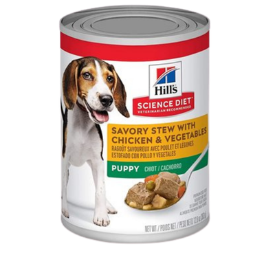 Hill's Science Diet Puppy Stew with Chicken Vegetables Dog Can
