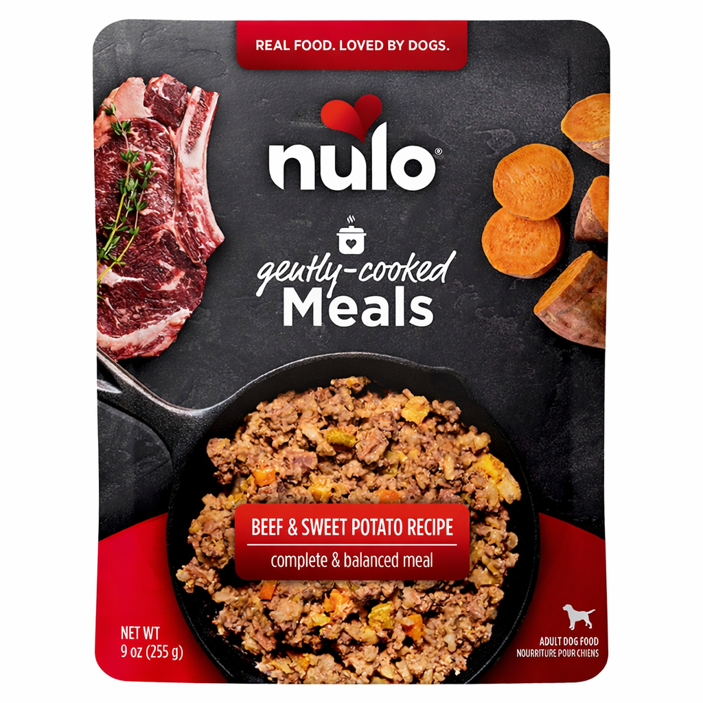 Nulo Gently-Cooked Meals Beef and Sweet Potato Dog Recipe