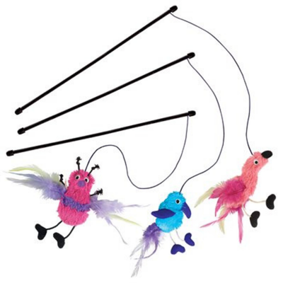 KONG Feather Teaser Assorted Cat Toy