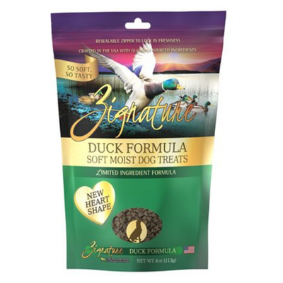 Zignature Soft Moist Duck Dog Treats