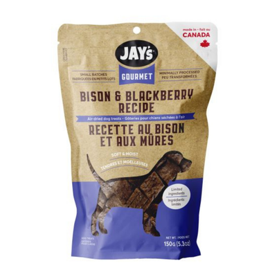 Jay's Gourmet Air-Dried Bison & Blackberry Dog Treats