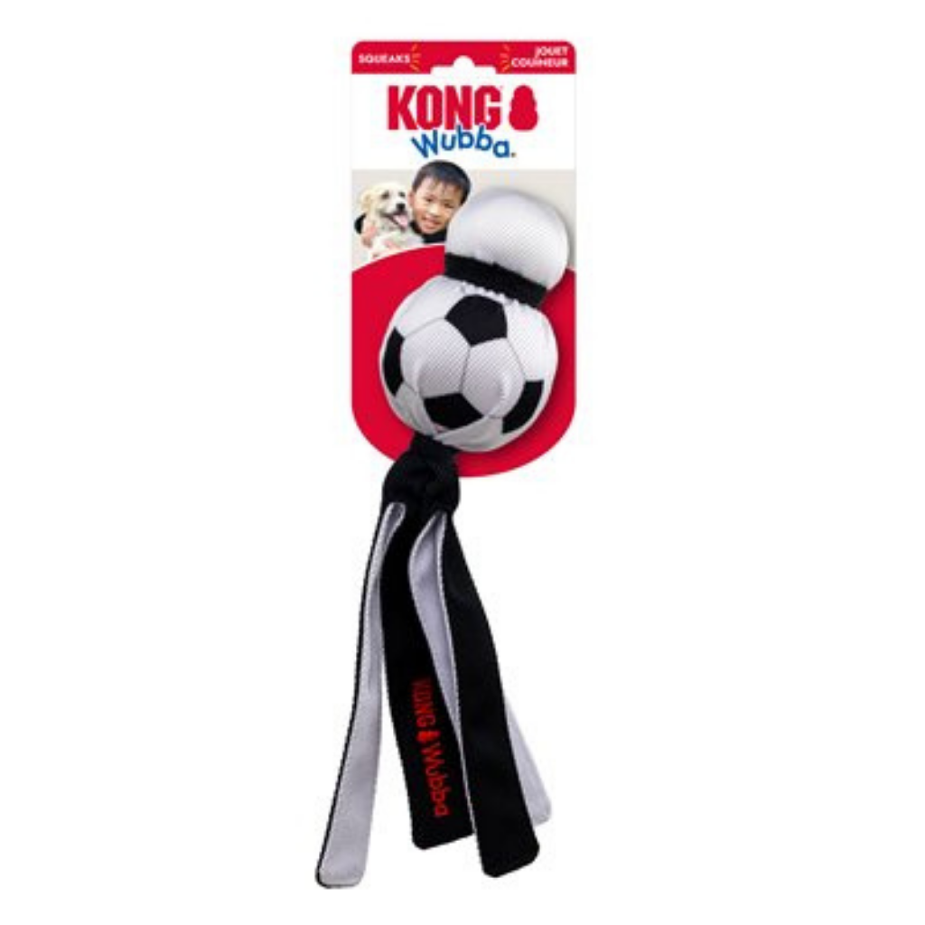 KONG Wubba Sport Soccer Ball Large Dog Toy
