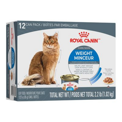 Royal Canin Weight Care Thin Slices in Gravy Cat Can 12 Pack