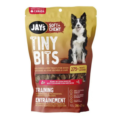 Jay's Soft & Chewy Tiny Bits Peanut Butter Bacon Dog Treats