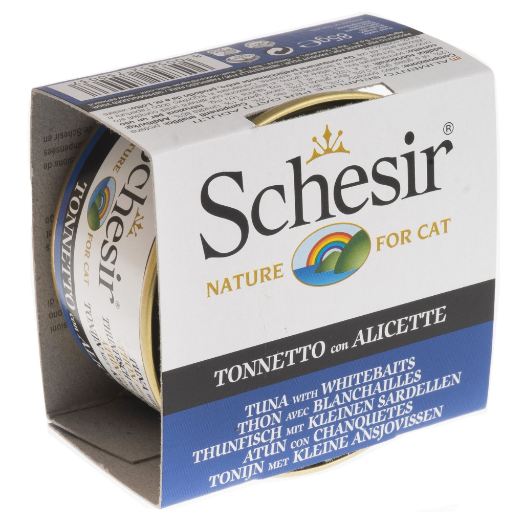 Schesir Tuna with Whitebaits Cat Can