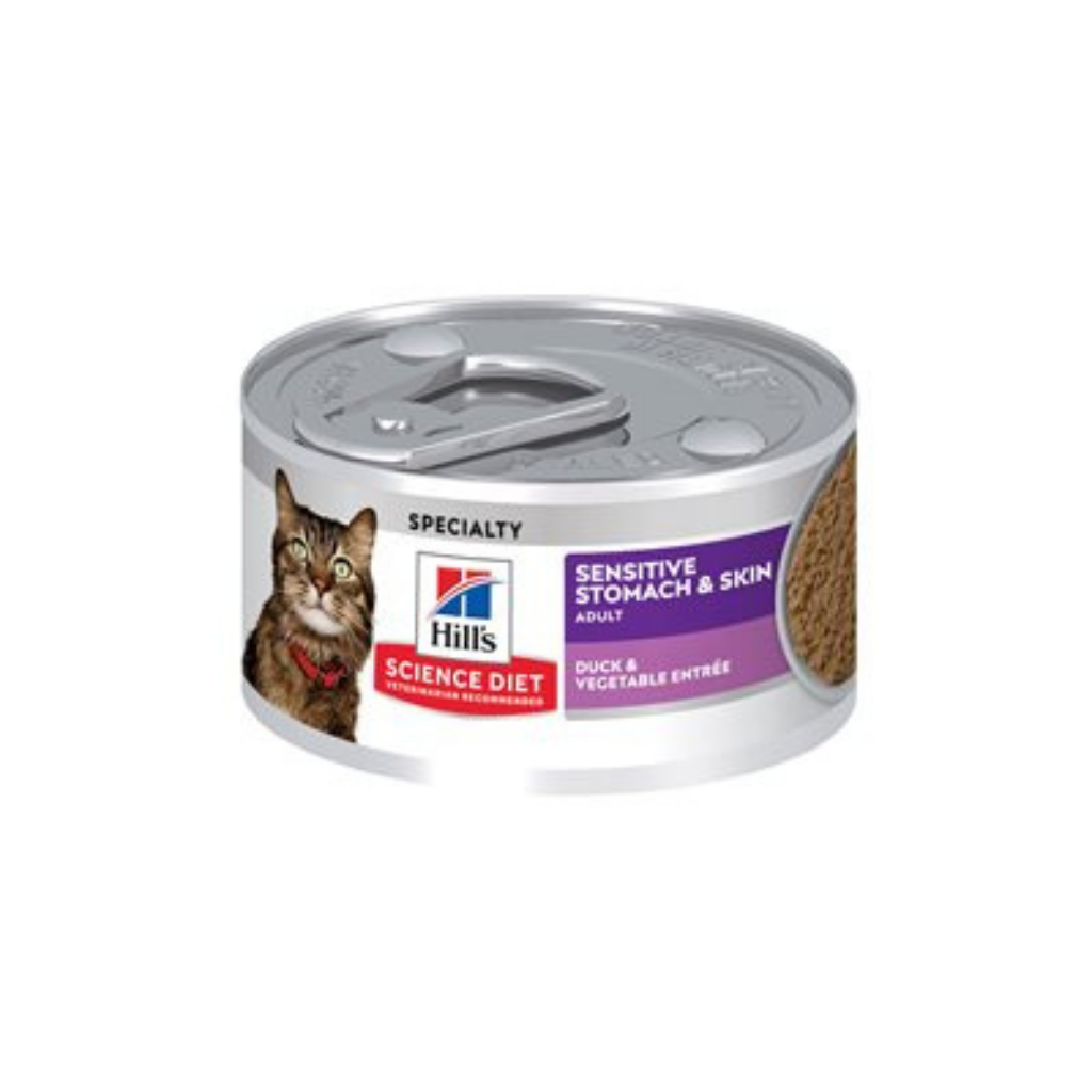 Hill's Science Diet Sensitive Stomach & Sensitive Skin Duck Cat Can