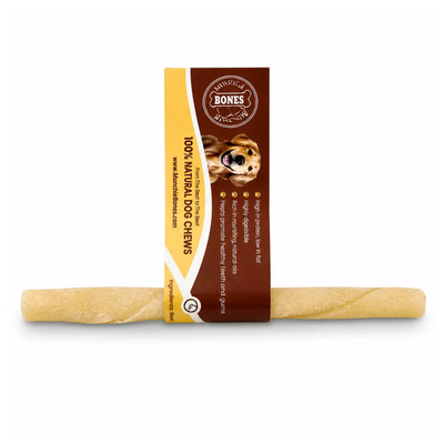 Munchie Bones Beef Collagen Thin Twisted Stick 5"