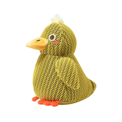 HugSmart Fuzzy Friendz Farm Friendz Tuffy Duck Dog Toy