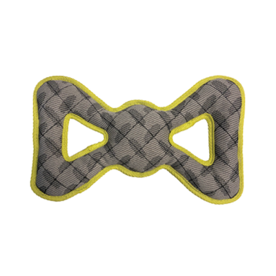 foufouBRANDS fouFIT Tuff Tugs Pully Yellow Large Dog Toy