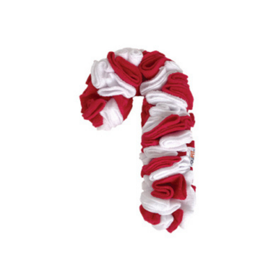 foufouBRANDS fouFIT HOLIDAY Snuffle Candy Cane Dog Toy