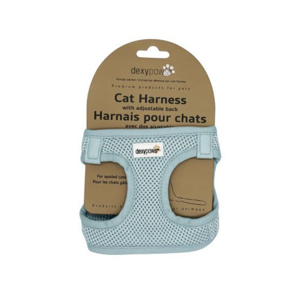Dexypaws Neoprene Cat Harness - Sky Blue