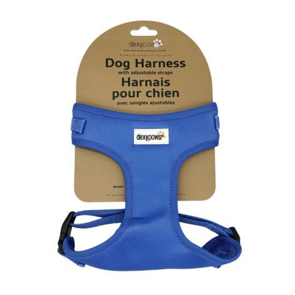 Dexypaws Neoprene Dog Harness - Cobalt Blue