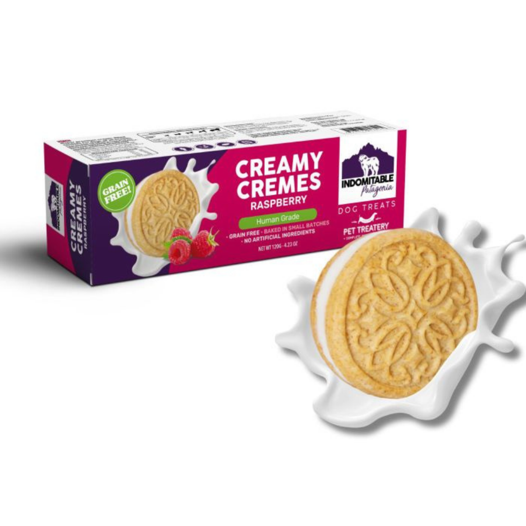 Granville Indomitable Patagonia Grain Free Human Grade Creamy Cremes Raspberry Dog Treats
