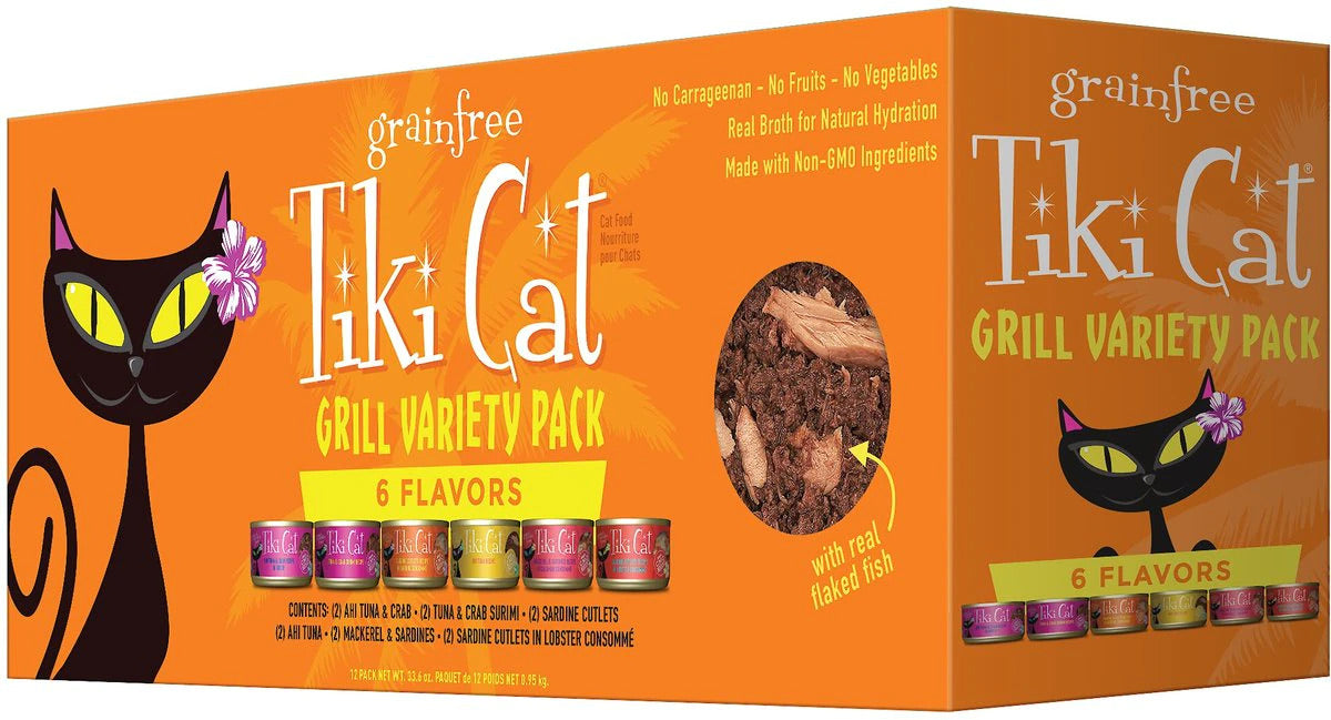 Tiki Cat King Kam Grill Variety Pack Cat Cans