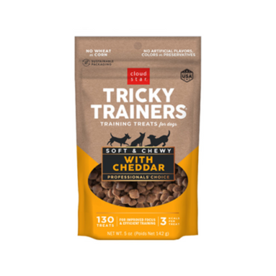 Cloud Star Tricky Trainers Soft & Chewy Cheddar Dog Treats