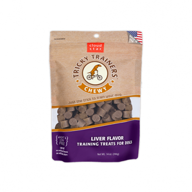 Cloud Star Tricky Trainers Chewy Liver Dog Treats