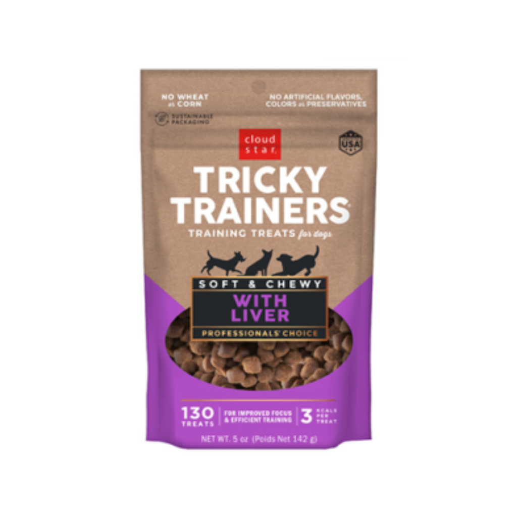 Cloud Star Tricky Trainers Soft & Chewy Liver Dog Treats